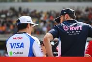 Yuki Tsunoda and Pierre Gasly before the F1 Grand Prix of China. Source: Getty